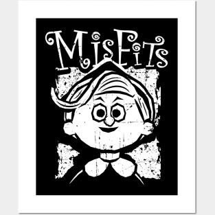 Misfits of Christmas Town: Hermey the Elf (white print) Posters and Art